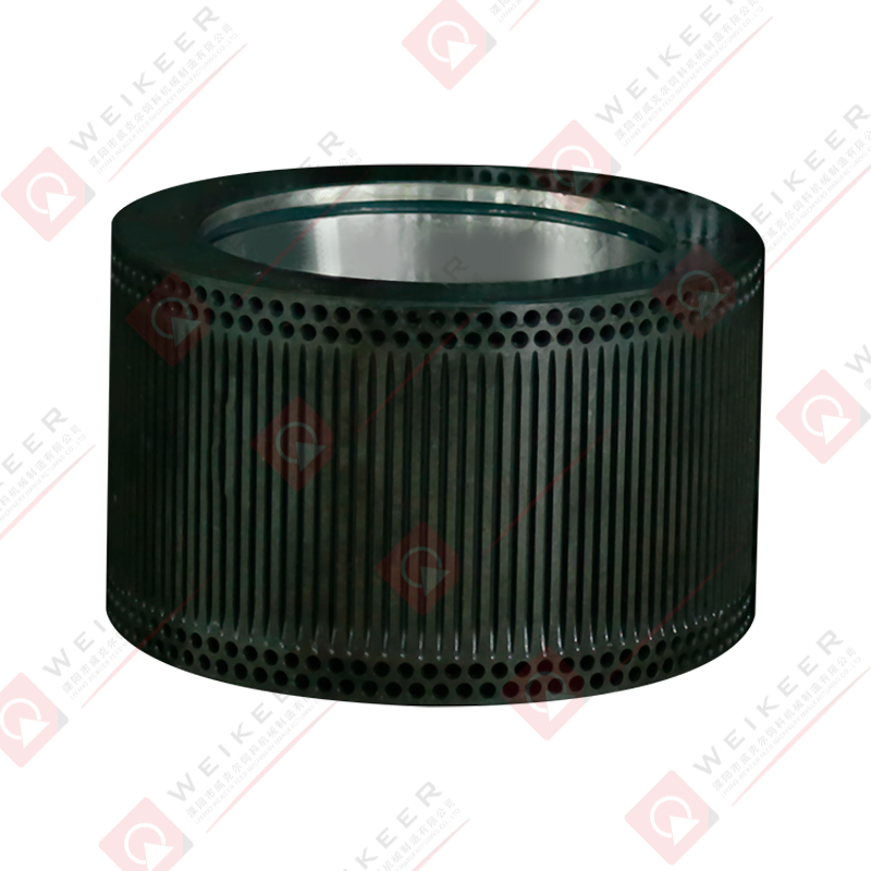 Uzavřené zvlnění a důlkový váleček na pelety 20CrMnTi