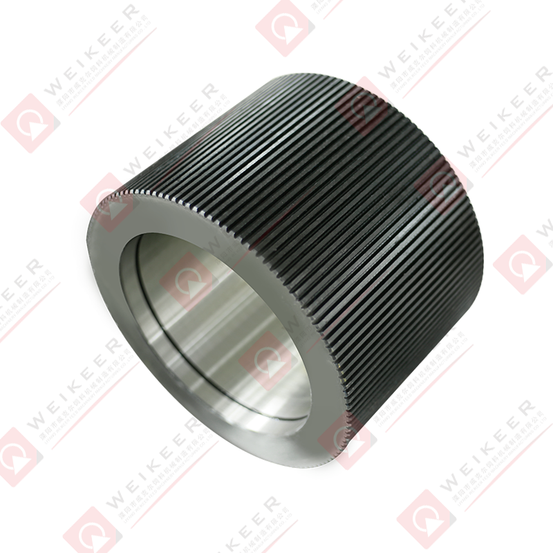 Váleček na pelety z vlnité oceli s otevřeným koncem Váleček na pelety z vlnité oceli s otevřeným koncem